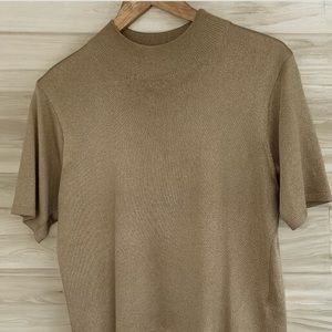 Liz Claiborne knit mock neck top